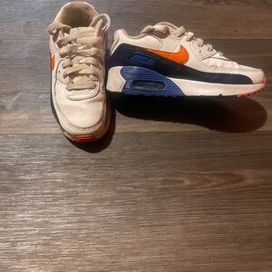 Nike Air Max with Cream and Orange Highlights